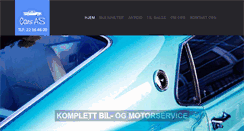 Desktop Screenshot of carsas.no